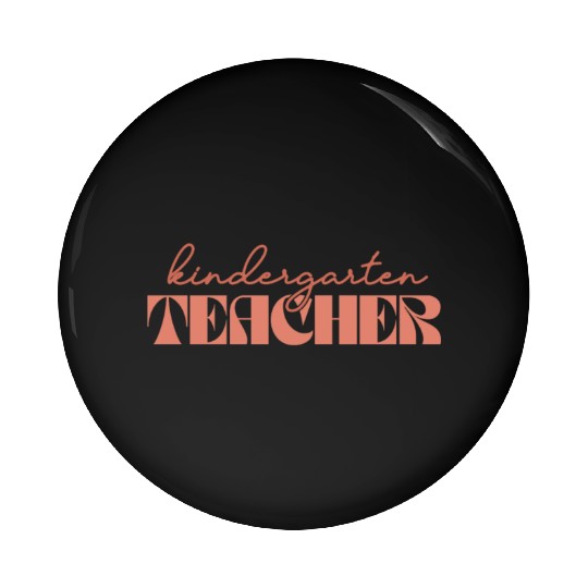 Retro Kindergarten Teacher Vintage Kinder Crew Pin Buttons
