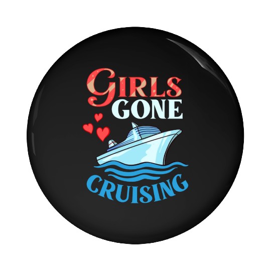 Cruise Ship Vacation Trip Party Sailing Boating Pin Buttons