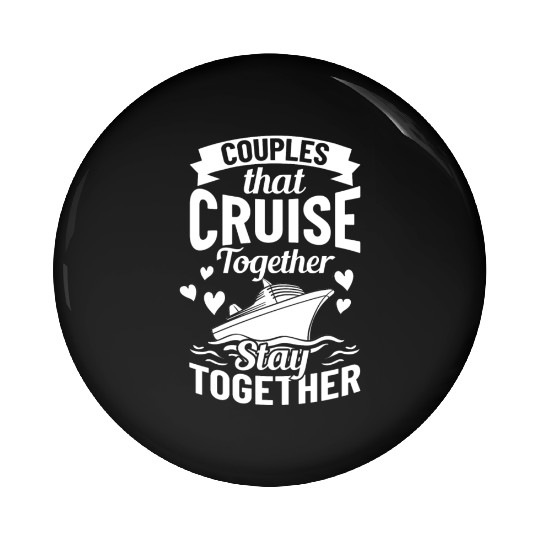 Cruise Ship Vacation Trip Party Sailing Boating Pin Buttons