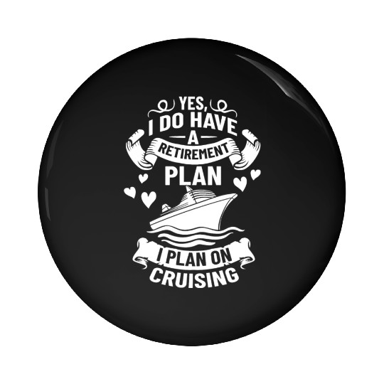 Cruise Ship Vacation Trip Party Sailing Boating Pin Buttons