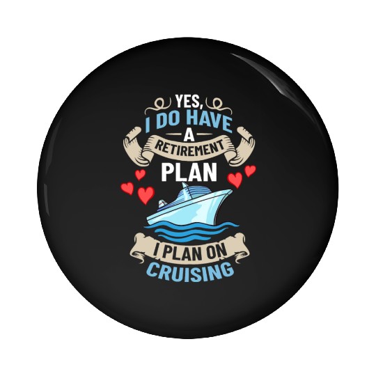 Cruise Ship Vacation Trip Party Sailing Boating Pin Buttons