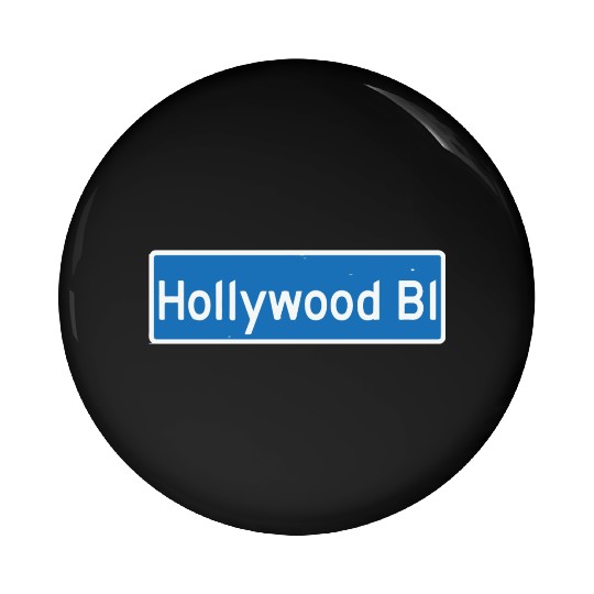 Hollywood Boulevard Bl Pin Buttons