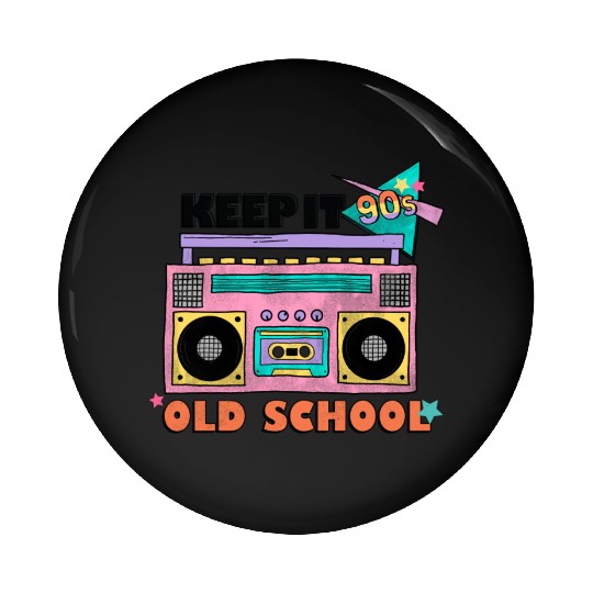 Keep it 90s old school Pin Buttons