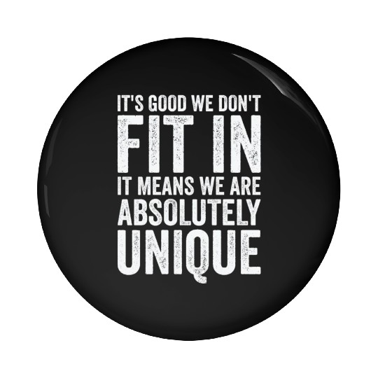 Positivity Misfits Poets Poetry Unique Uniqueness Pin Buttons