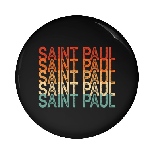 Saint Paul Minnesota Pin Buttons