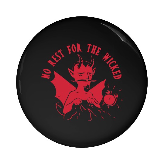 No Rest For The Wicked Pin Buttons