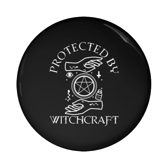 Protected By Witchcraft Pin Buttons