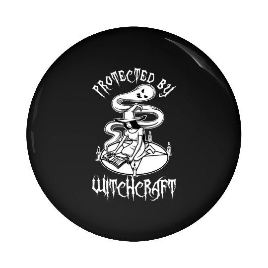 Protected By Witchcraft Pin Buttons