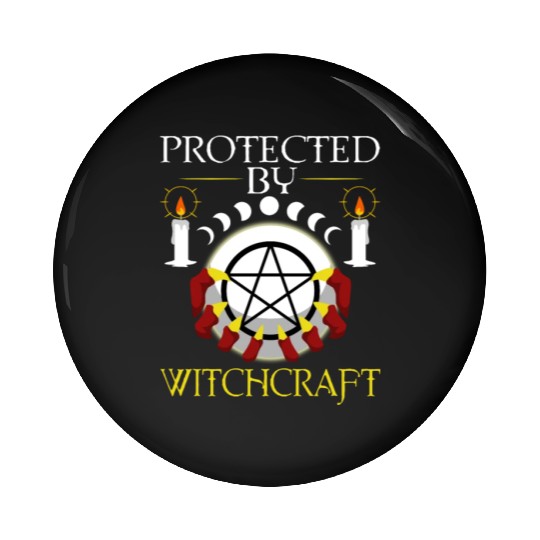 Protected By Witchcraft Pin Buttons