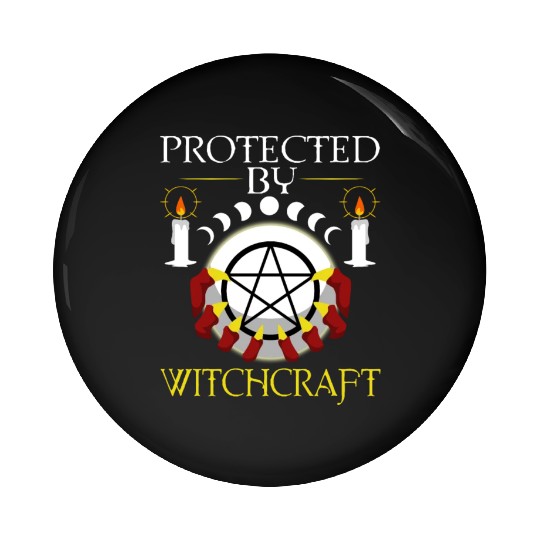 Protected By Witchcraft Pin Buttons