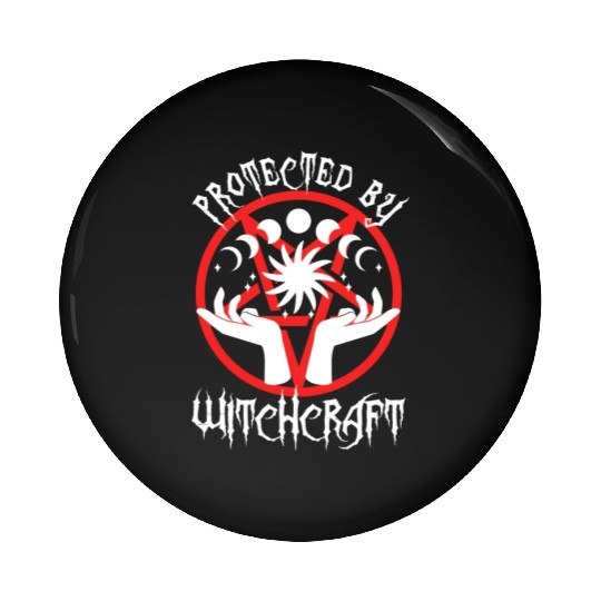 Protected By Witchcraft Pin Buttons