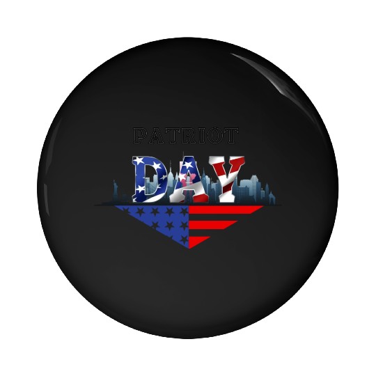 Patriot Day 9.11 Pin Buttons