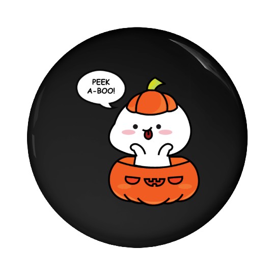 Peek a boo! Let’s prepare the Halloween! Pin Buttons