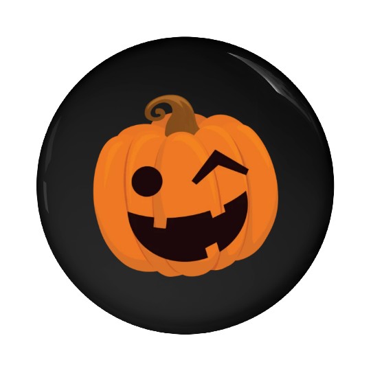 Pumpkin Halloween Pin Buttons