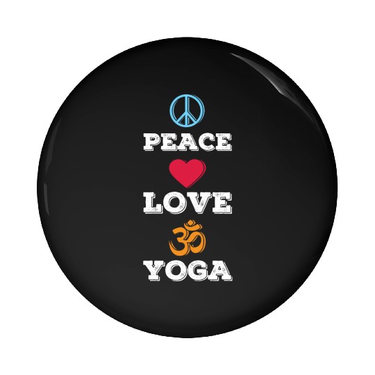 Relax Yoga Time Mandala Meditate Love Yoga Pin Buttons