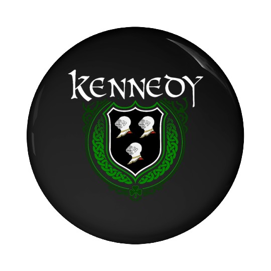 Kennedy Family Irish Coat of Arms Clan Crest Pin Buttons