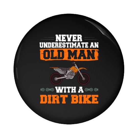 Dirt Bike Electric Motocross Riding MX Rider Pin Buttons