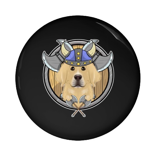 Labrador I Valhalla I Viking Pin Buttons