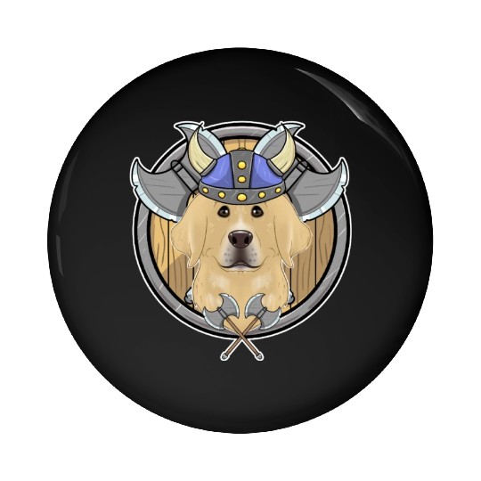 Labrador I Valhalla I Viking Pin Buttons