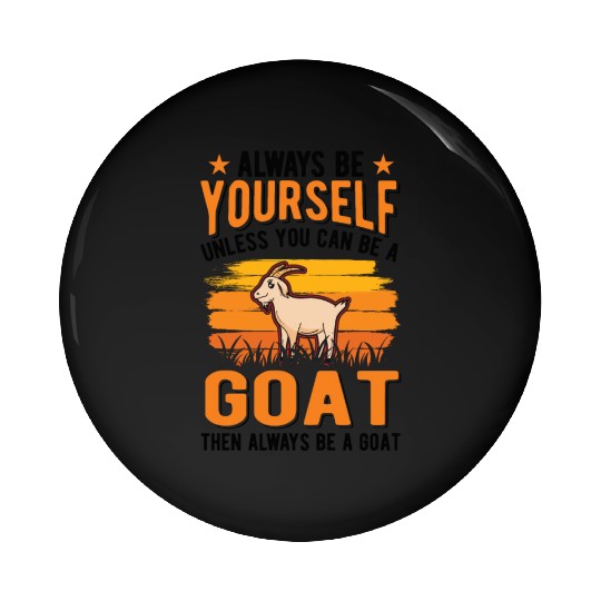 Goat Farmer Pin Buttons