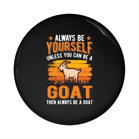 Goat Farmer Pin Buttons