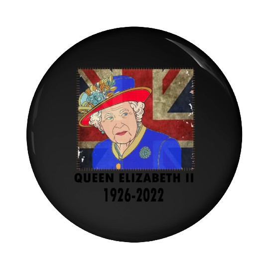 Queen Elizabeth II - rip Queen Elizabeth II - rest Pin Buttons