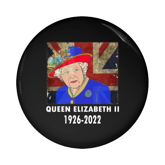 Queen Elizabeth II - rip Queen Elizabeth II - rest Pin Buttons