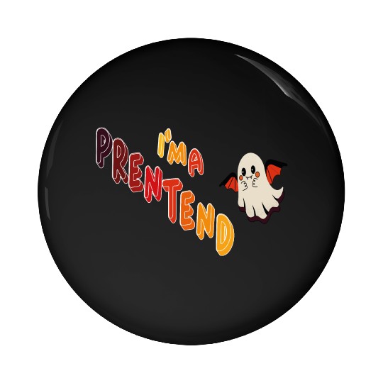 Pin Buttons petend i'm a vampire ,Pin Buttons halloween,horro