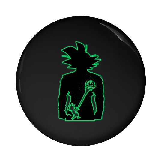 DBZ Son Goku Pin Buttons