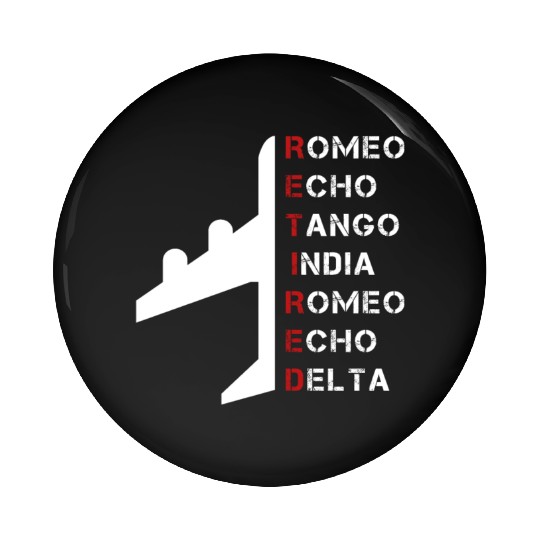 Romeo Echo Tango India Romeo Echo Delta Pin Buttons