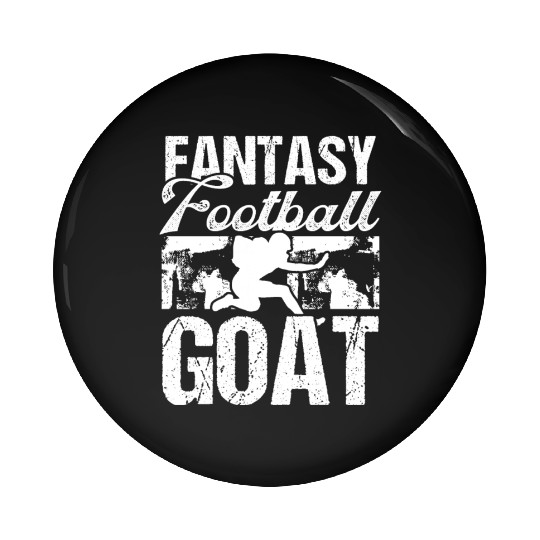 Fantasy Football Player Goat Fantasy Team Legend Pin Buttons