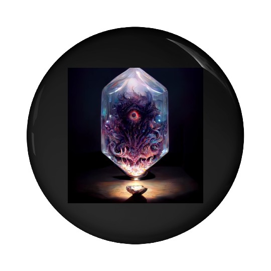 Cthulhu Art Pin Buttons