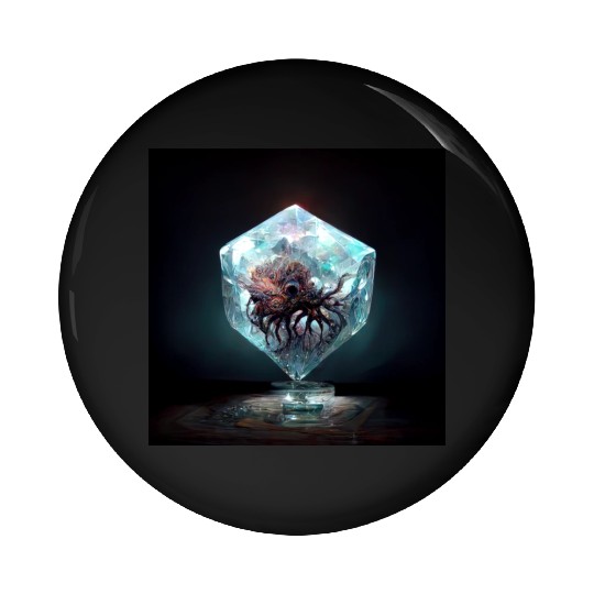 Cthulhu Art Pin Buttons