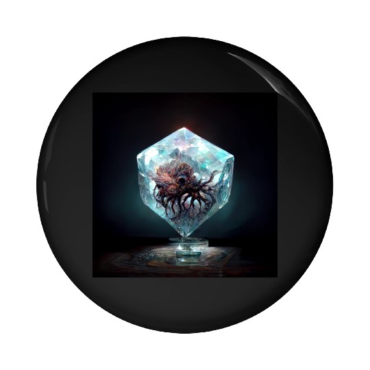 Cthulhu Art Pin Buttons