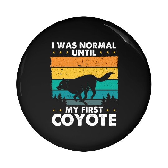 Coyote Trapping Coyote Hunting Yote Hunting Gift Pin Buttons