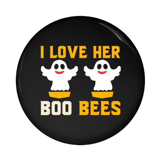I love her Boo Bees Pin Buttons