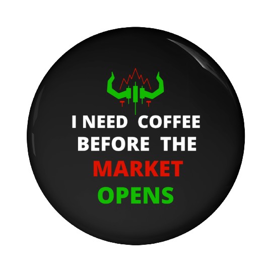 I NEED COFFEE Pin Buttons