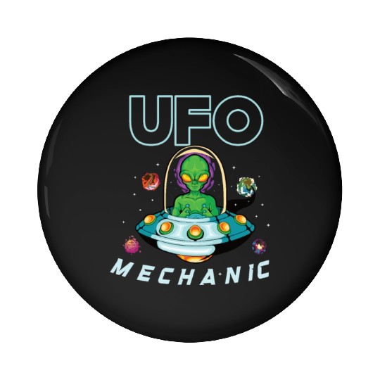 Alien Extraterrestrial Area 51 UFO Space Geek Gift Pin Buttons