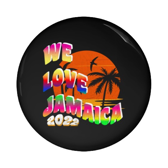 We love Jamaica family vacation 2022 Pin Buttons