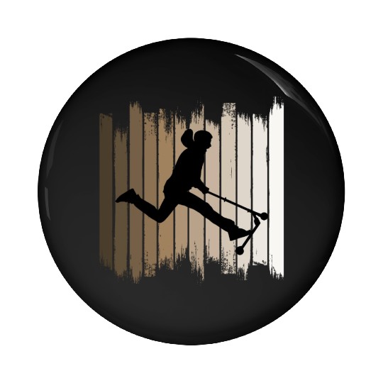 Stunt Scooter Freestyle Scootering Riding Pin Buttons