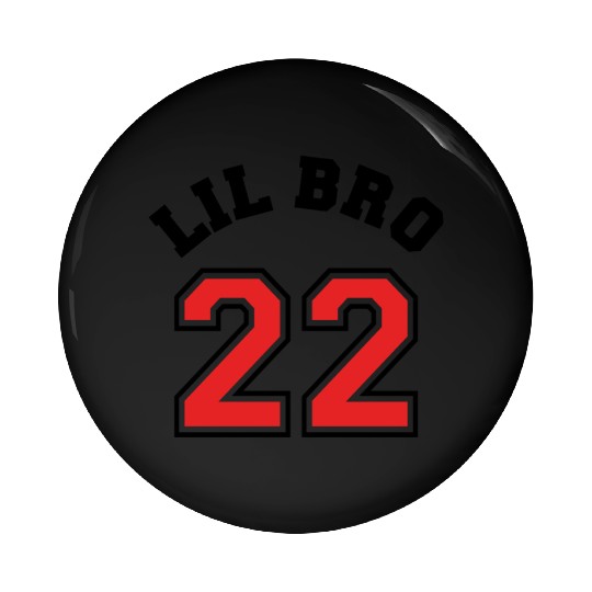 Lil Bro 2022 Little Brother Baby Family Birth Boy Pin Buttons