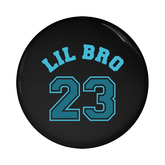 Lil Bro 2023 Little Brother Baby Family Birth Boy Pin Buttons