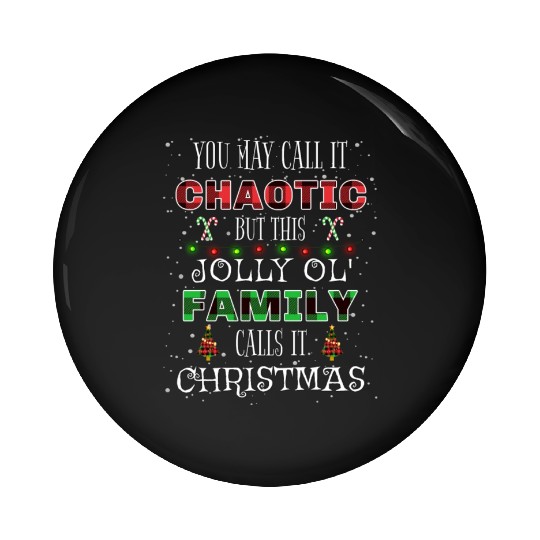 Funny Family Christmas Matching Pajamas Buffalo Pin Buttons