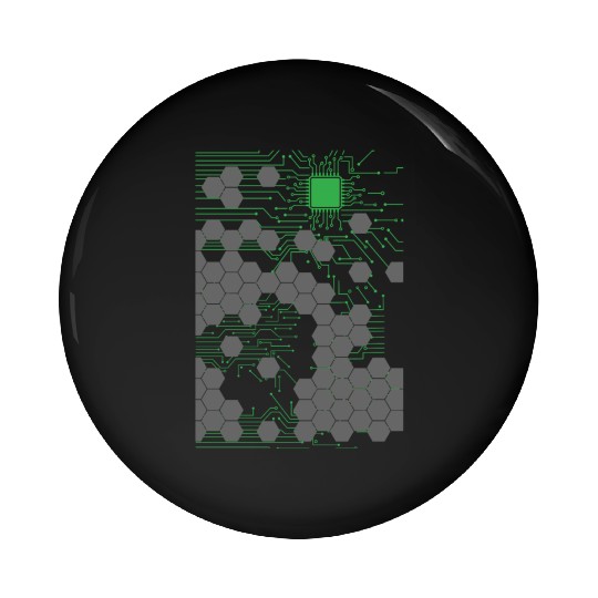 Computer Science Circuit Board Pin Buttons