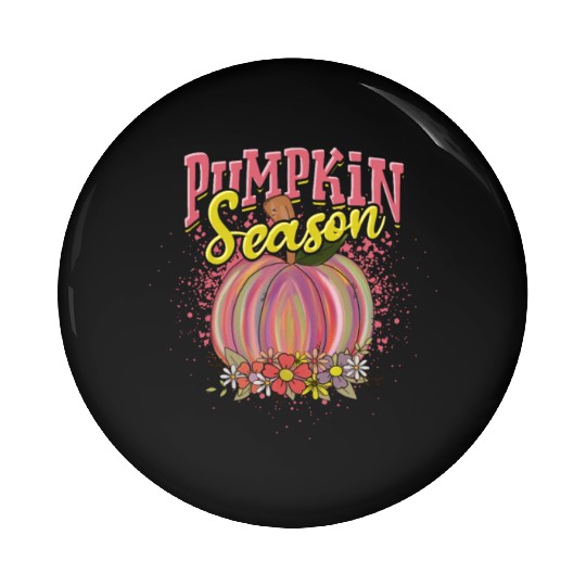 Pumpkin Season - jack-o-lantern Pin Buttons