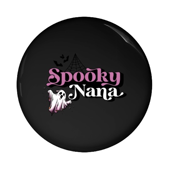 Cute Spooky Auntie Halloween Aunt Pin Buttons