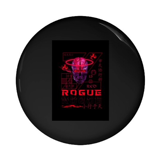 Rogue Black Pin Buttons