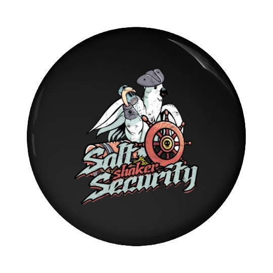Salt Shaker Security - parrot Pin Buttons