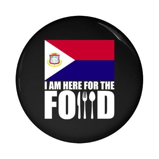 Saint Martin flag souvenir food travel Pin Buttons