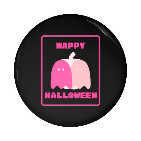 Pink Cute Halloween Pin Buttons